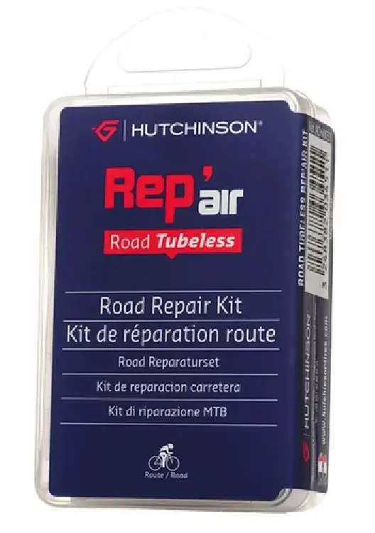 parches KIT DE REPARACIÓN HUTCHINSON TUBELESS CON PINZAS Y OXIDOS - Imagen 1