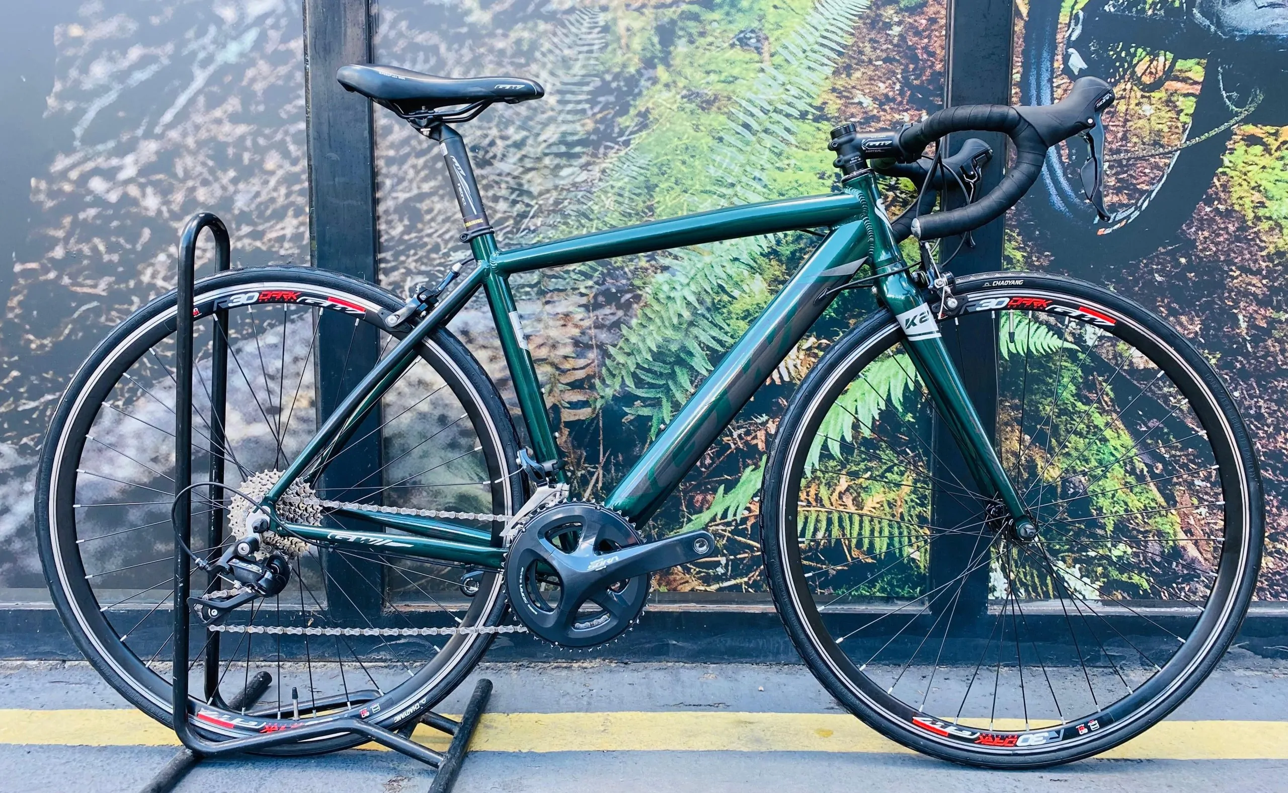 BICICLETA RUTA GW K2 9VEL TALLA S (USADA) - Imagen 1