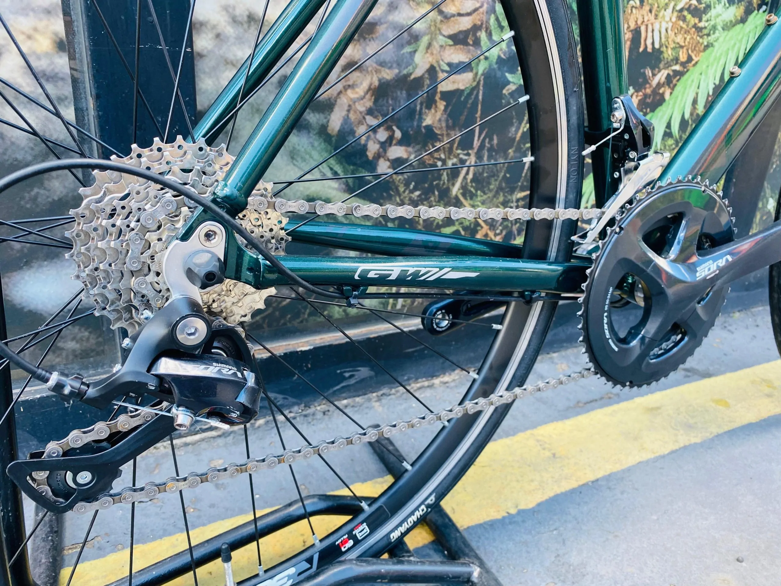 BICICLETA RUTA GW K2 9VEL TALLA S (USADA) - Imagen 3