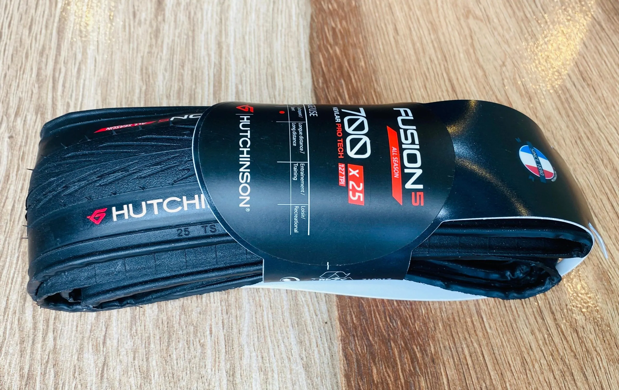 LLANTA RUTA HUTCHINSON FUSION 700X25 127TPI - Imagen 3