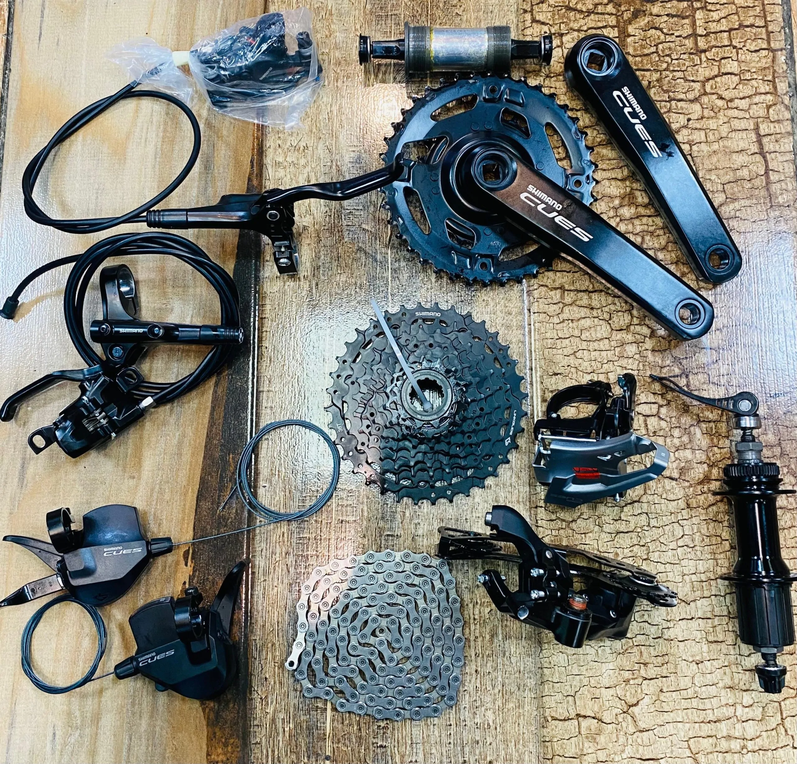 FF GRUPO MTB SHIMANO CUES 2X9VEL 11-36T (NUEVO) - Imagen 1
