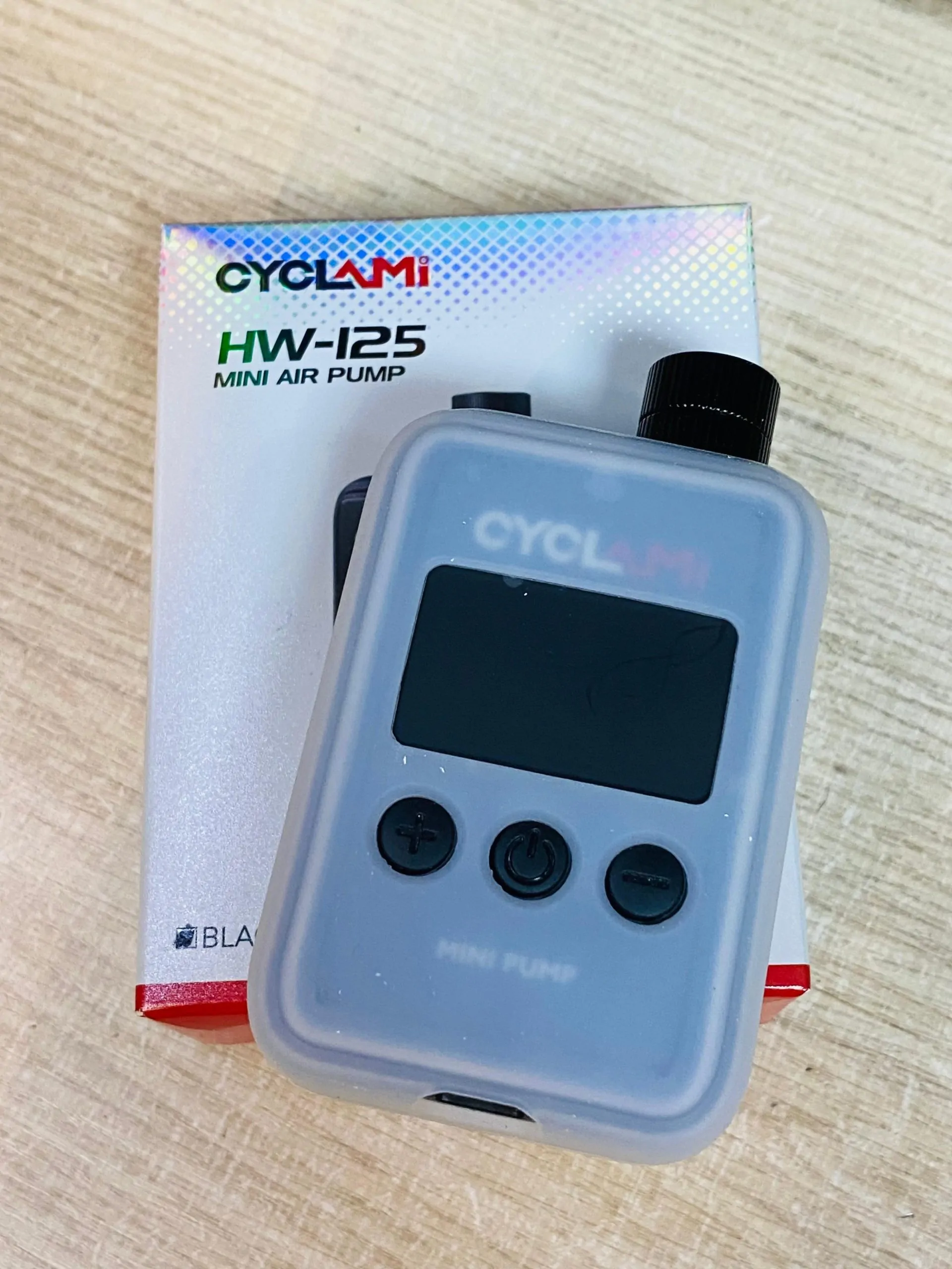 COMPRESOR CYCLAMI MINI AIR PUMP HW-I25 MAX 150PSI - Imagen 4