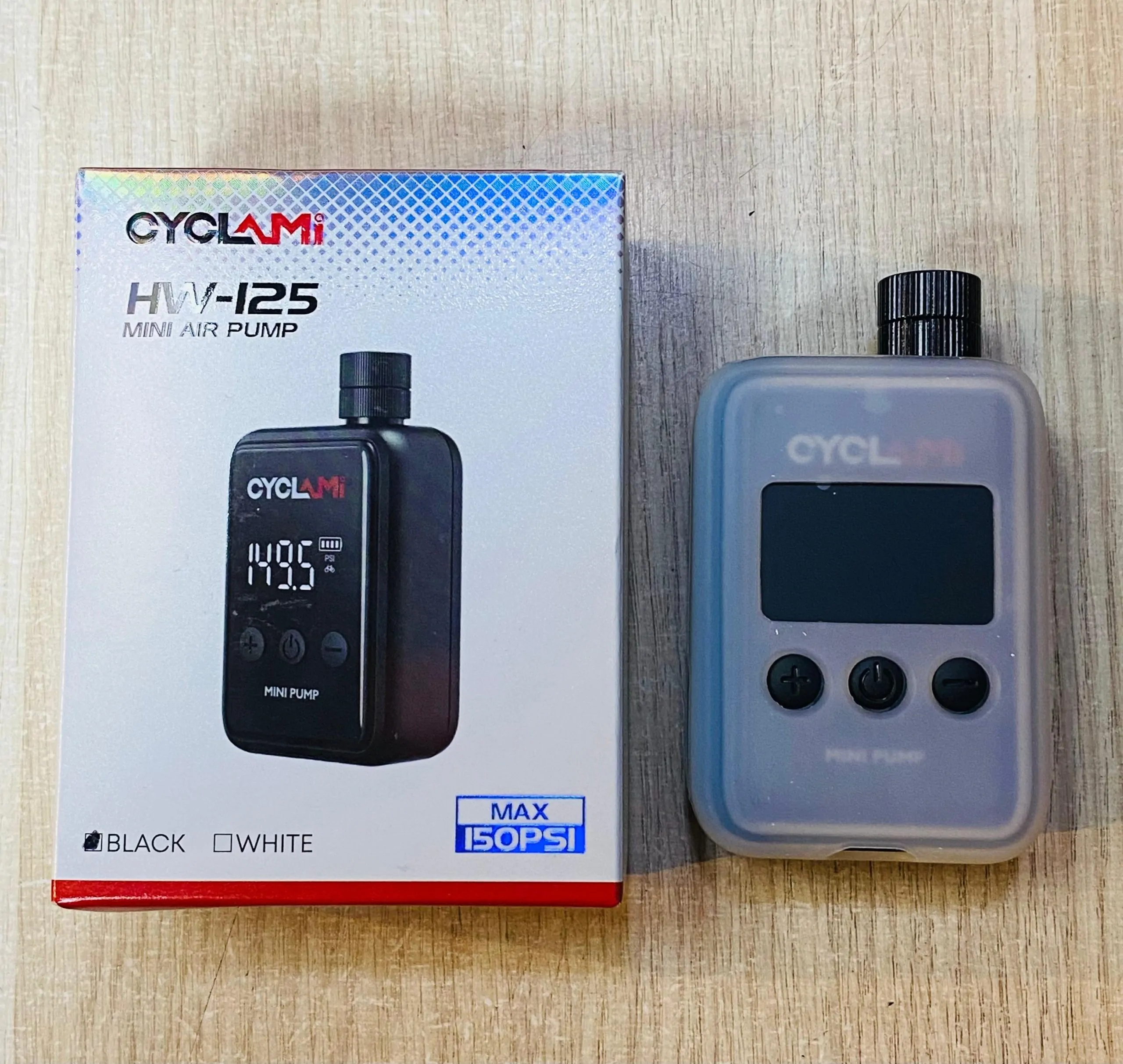 COMPRESOR CYCLAMI MINI AIR PUMP HW-I25 MAX 150PSI - Imagen 6