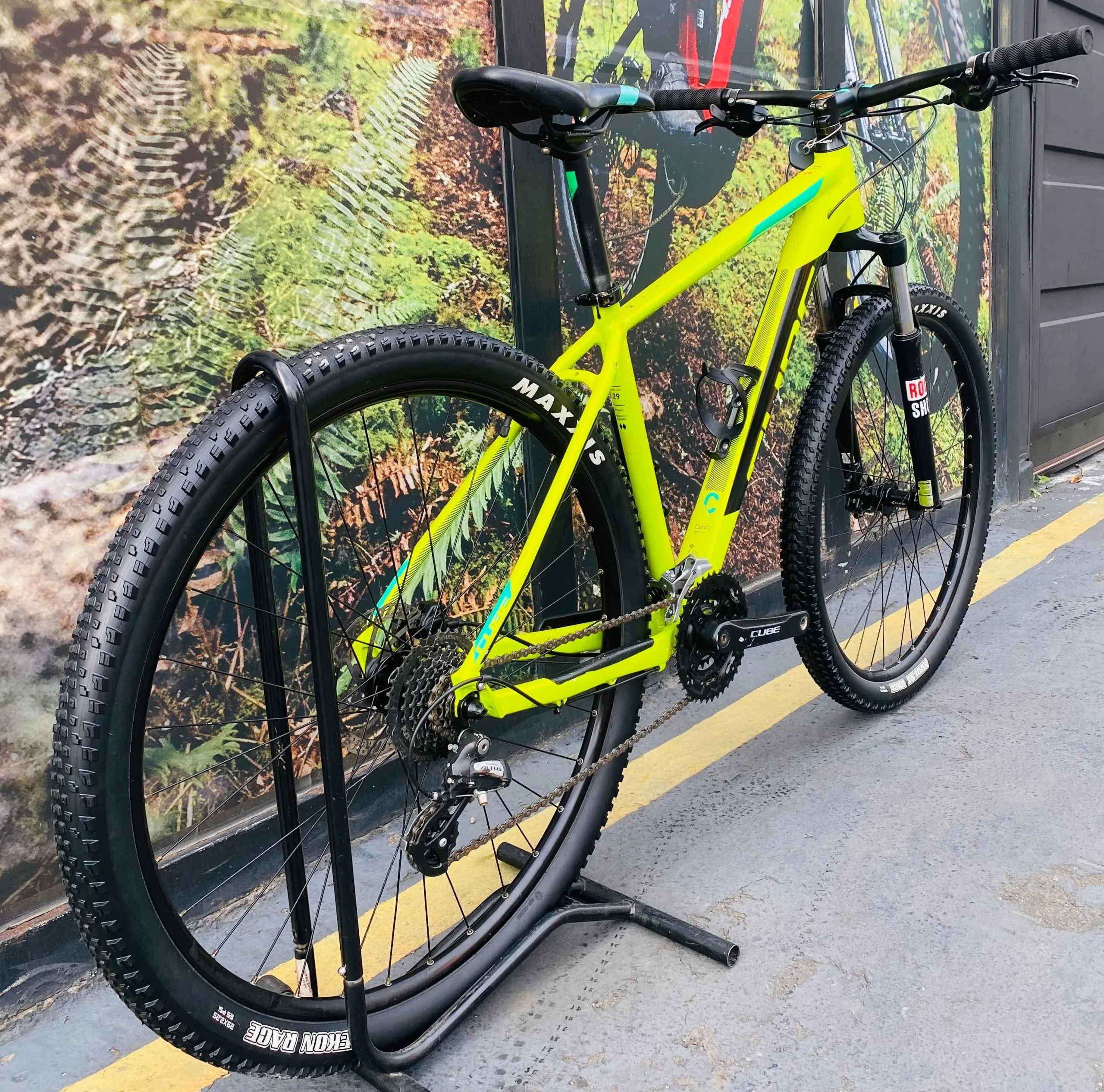 ÑÑ BICICLETA MTB CUBE AIM PRO 29 8VEL ALUMINIO TALLA L (USADA) - Imagen 6