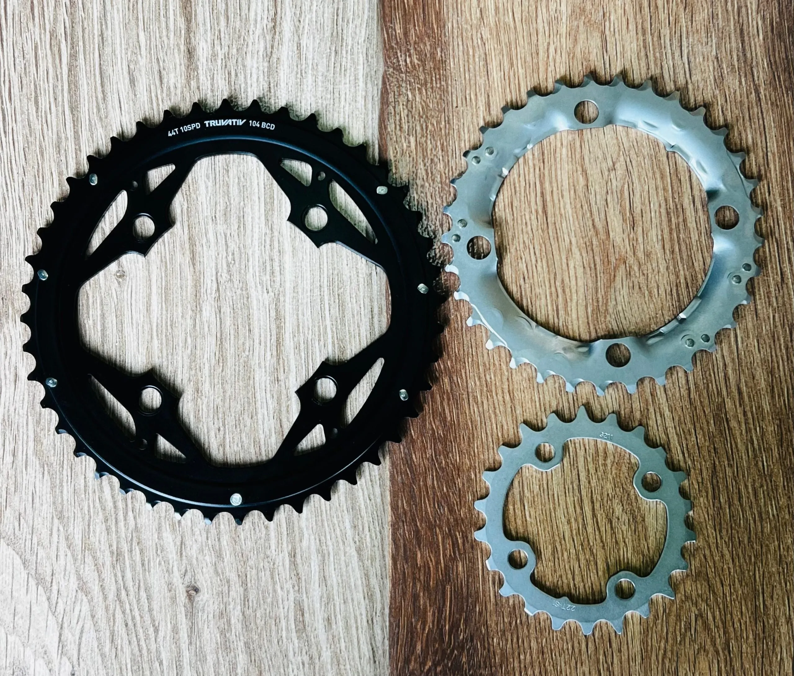AA CORONILLAS MTB TRUVATIV 10VEL 44-33-22T 104 BCD - Imagen 1