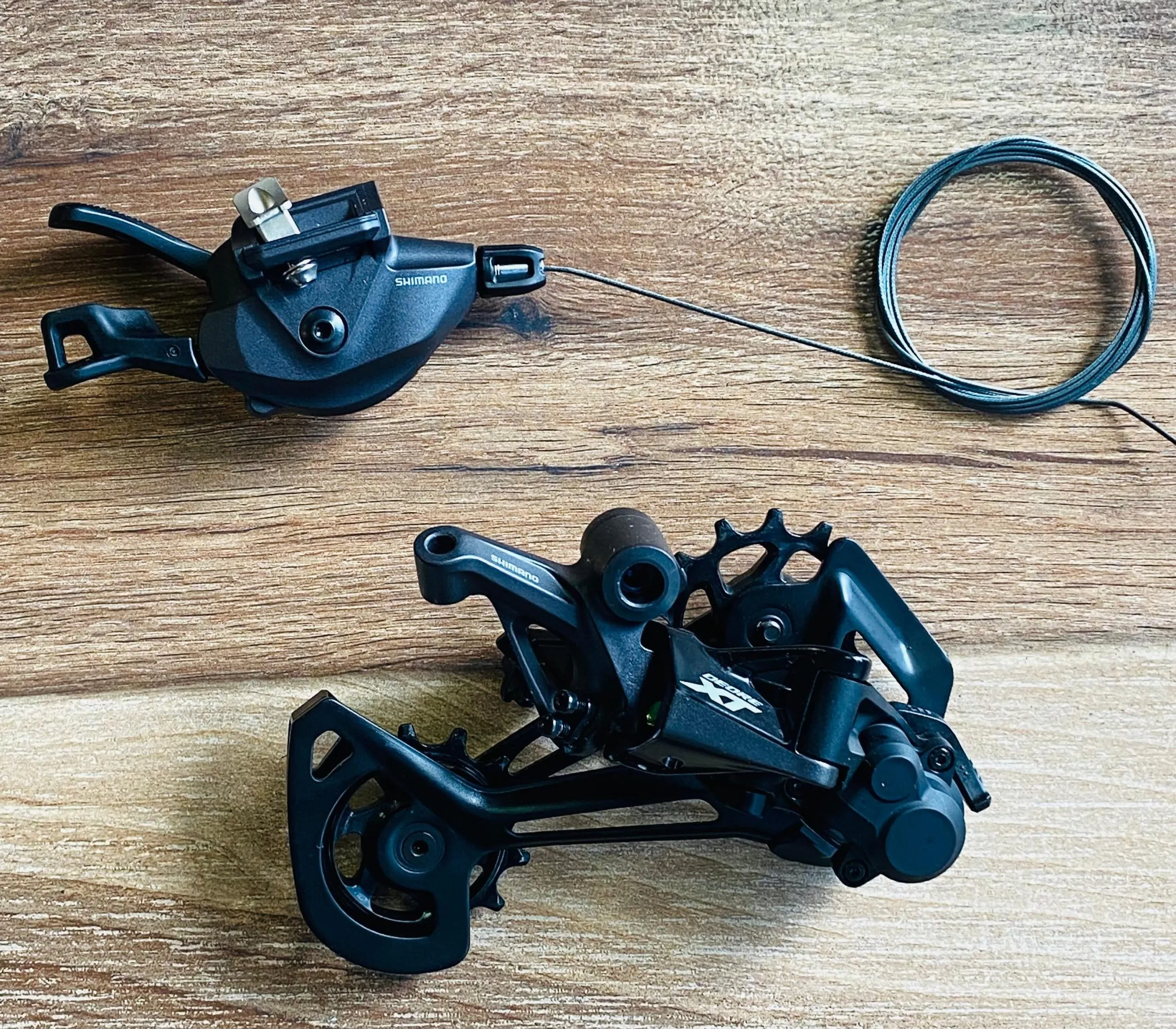 KIT TENSOR SHIMANO DEORE XT 12SPD M8100 Y PALANCA M6100 (NUEVO) - Imagen 1