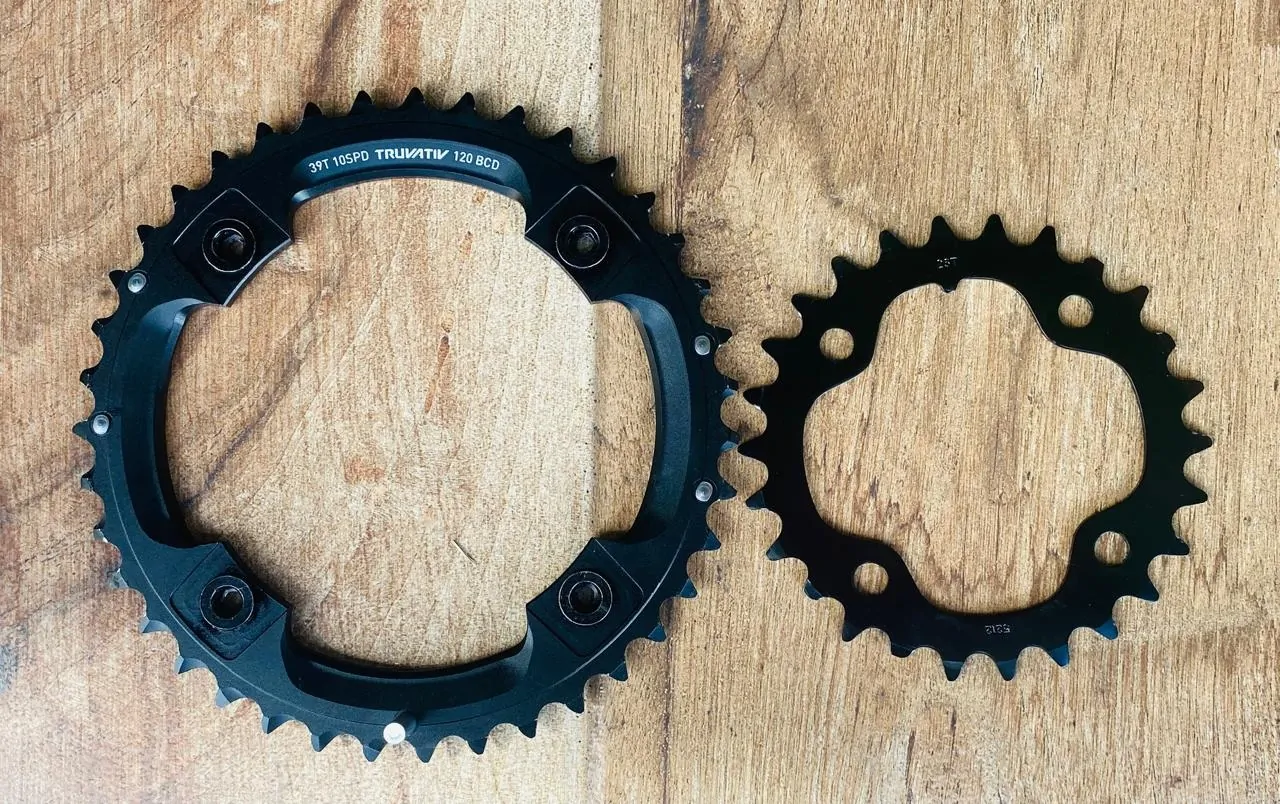 AAA CORONILLAS MTB TRUVATIV 10SPD 39-26T 120 BCD - Imagen 1