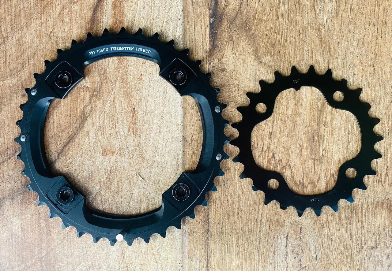BBB CORONILLAS MTB TRUVATIV 10SPD 39-26T 120 BCD - Imagen 3