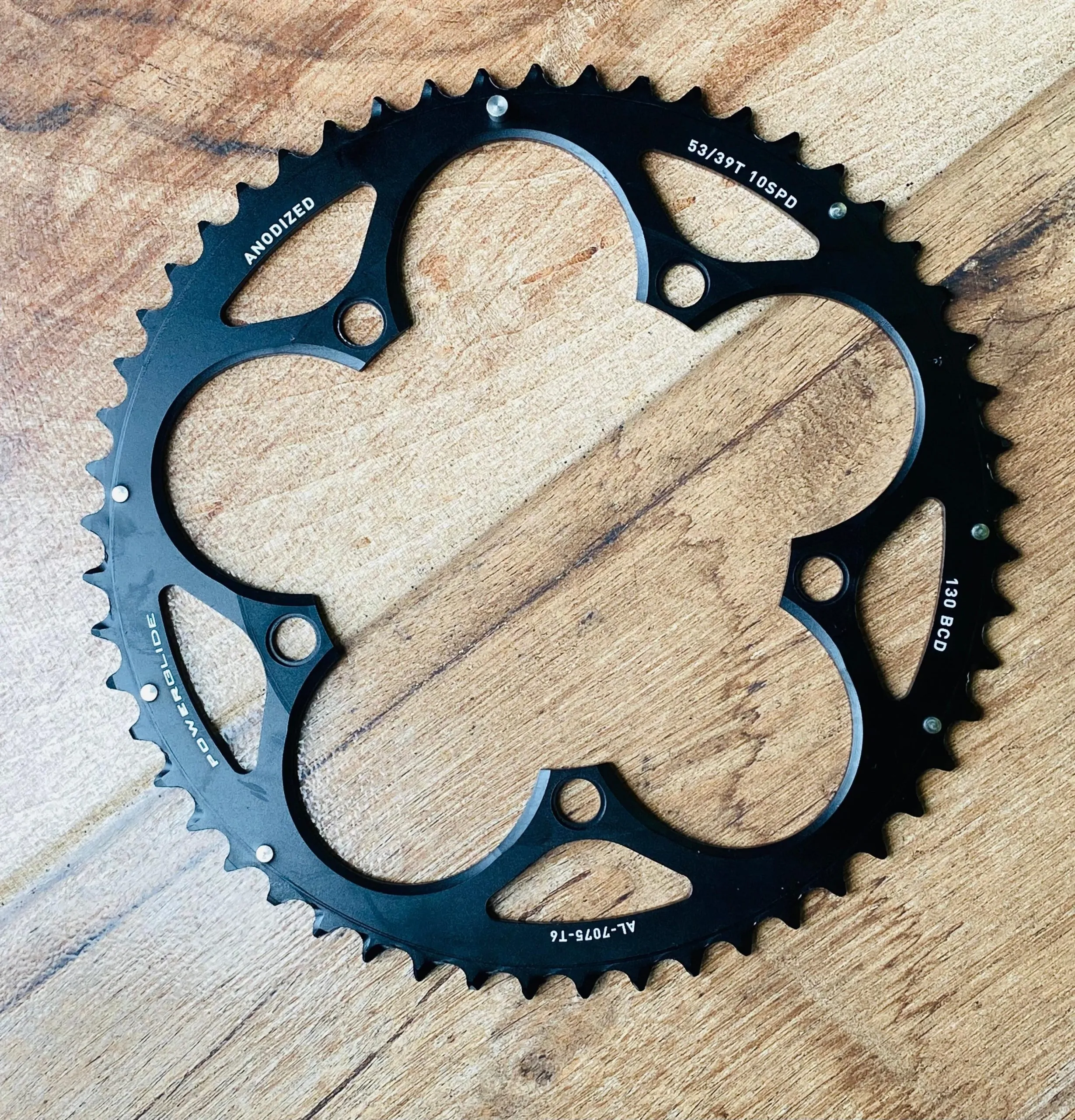 COR5 CORONILLAS SRAM BICI RUTA 53-39T 10SPD 130BCD POWERGLIDE - Imagen 3