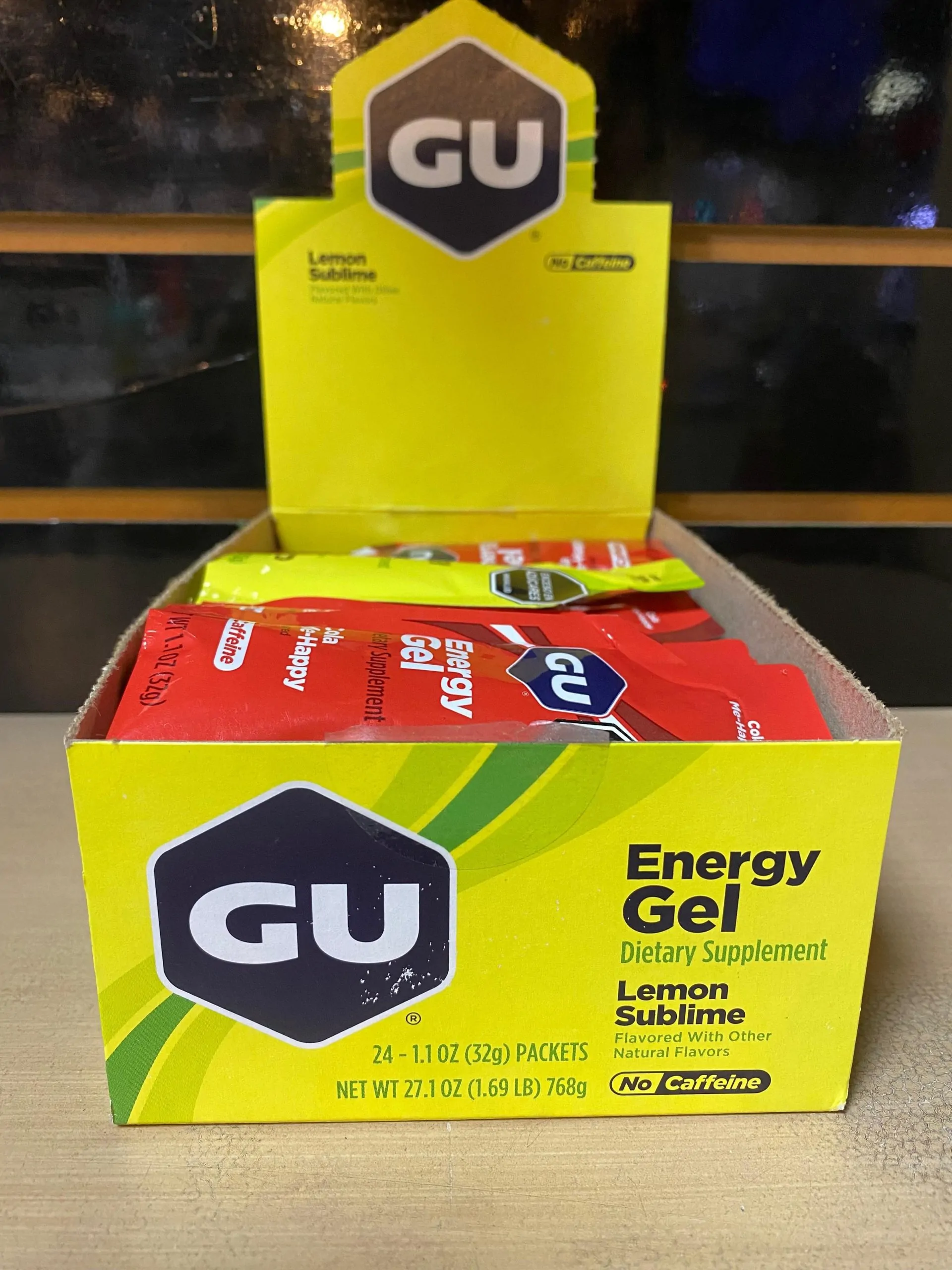 GEL3 GU ENERGY GEL ENERGETICO CON CAFEINA 32G - Imagen 4