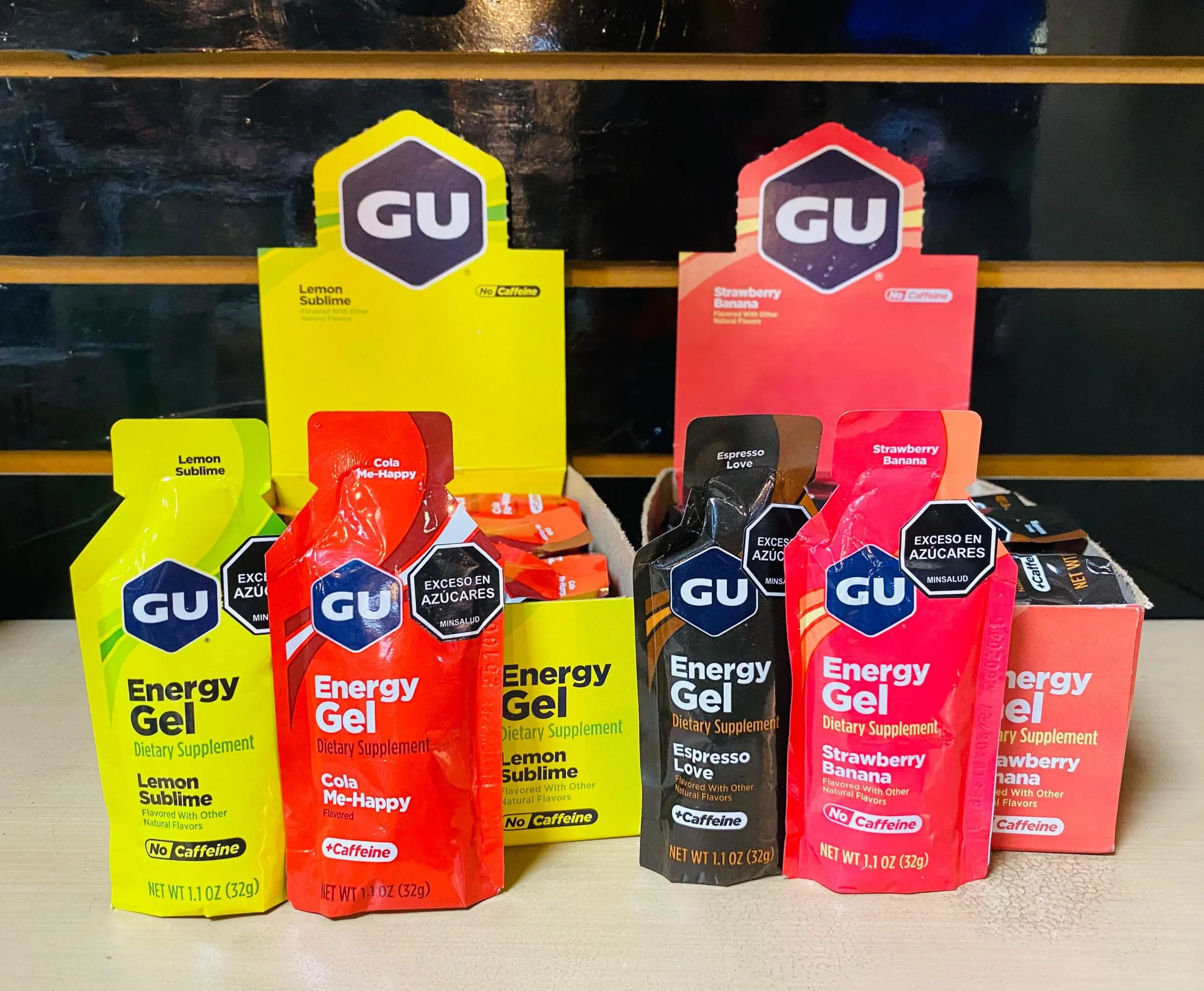 GEL4 GU ENERGY GEL ENERGETICO CON CAFEINA 32G - Imagen 1