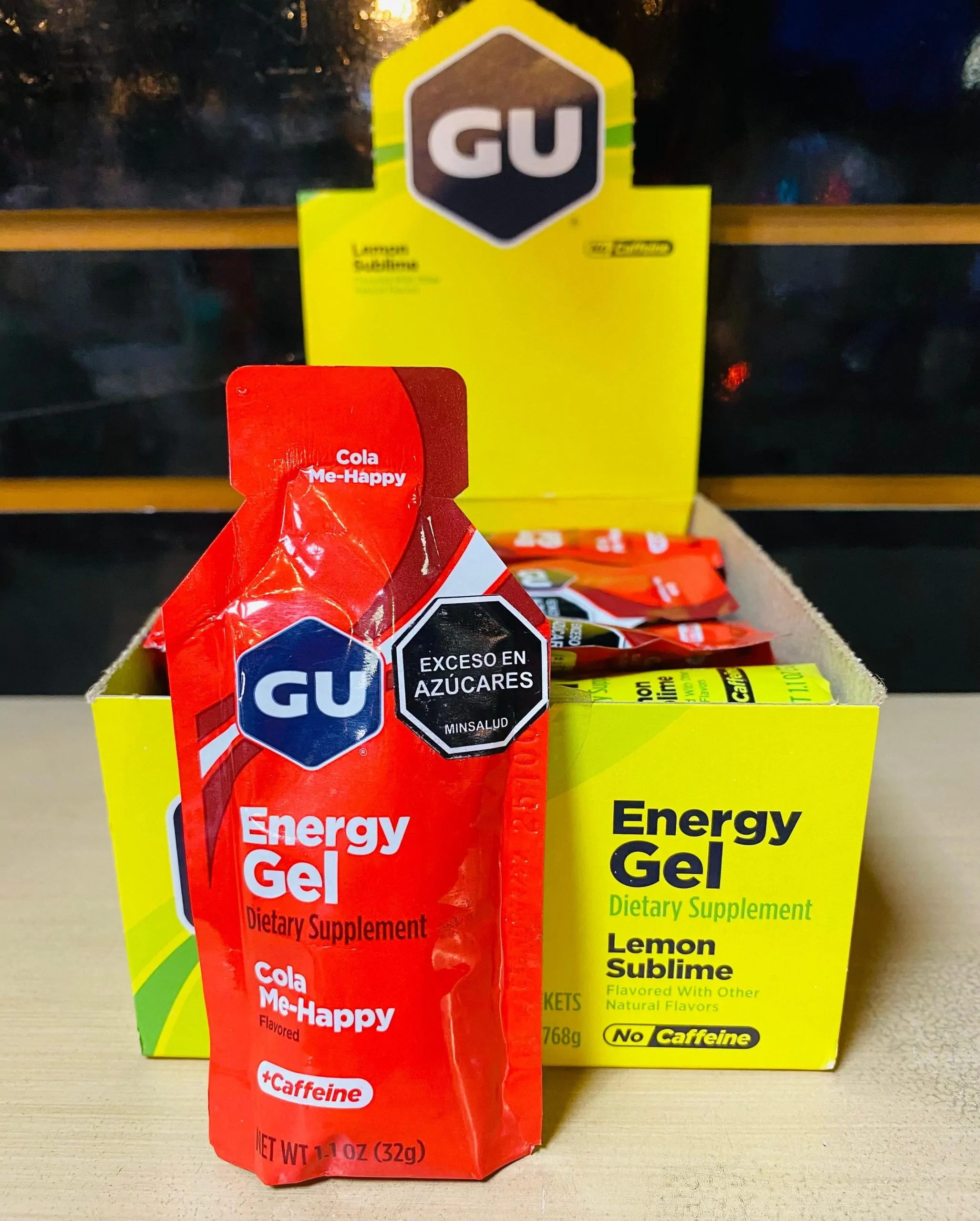 GEL7 GU ENERGY GEL ENERGETICO CON CAFEINA 32G - Imagen 5