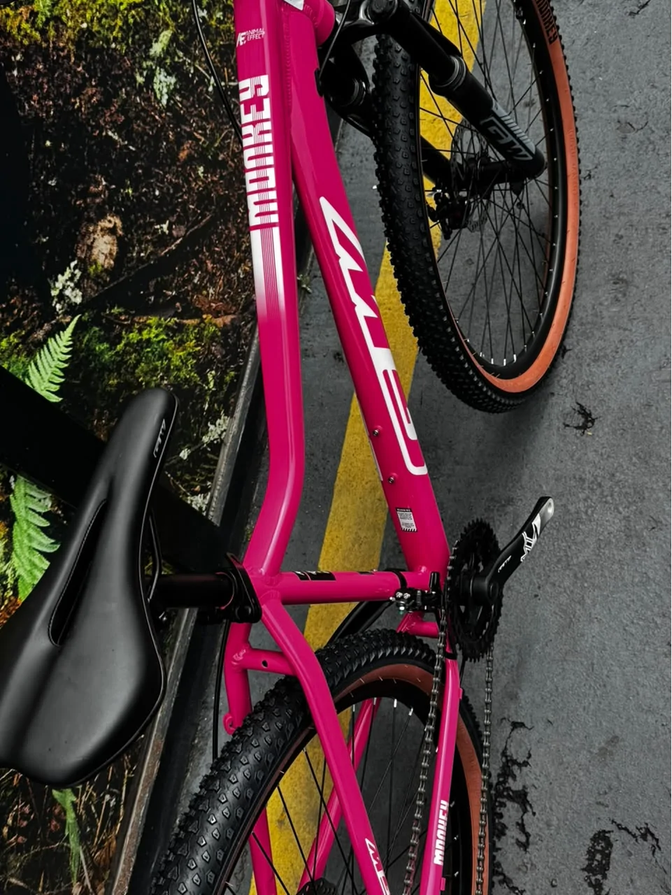 monkey rosada 3 BICICLETA GW MONKEY DAMA/NIÑA 27.5 (060730) - Imagen 3